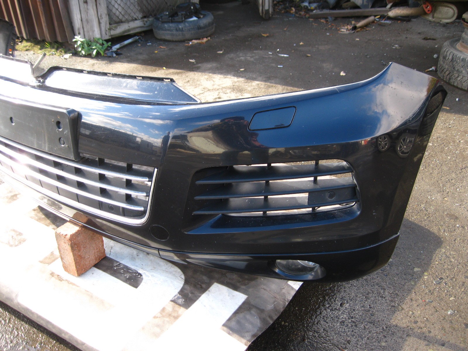 бампер передний туарег 2. передний бампер туарег 2007 - 2010 года выпуска. бампер туарег 2. бампер передний туарег. бампер передний туарег р лайн.