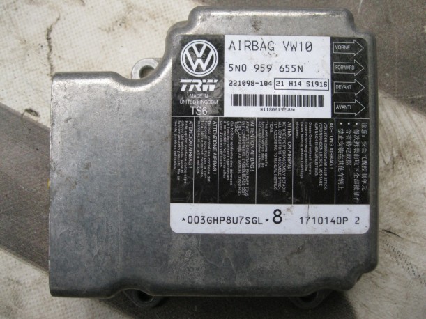 Volkswagen Passat CC 2009-2012 Блок управления подушками безопасности