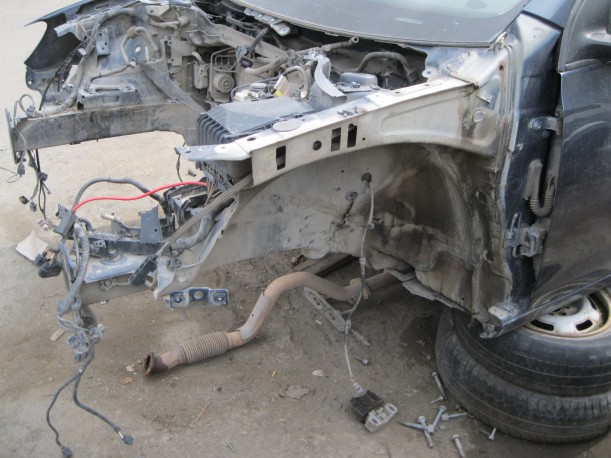 Volkswagen Golf 6 2008-2013 Лонжерон передний левый