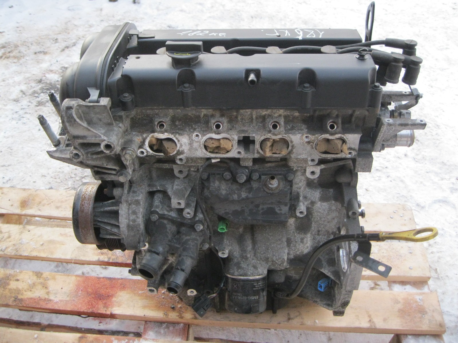 Двигатели форд 1.6 отзывы. ДВС Форд фокус 2 1.6 SHDA. Двигатель Ford Focus 1.6 HWDA. Focus 2 двигатель SHDA. Двигатель Форд фокус 2 1.6 100.